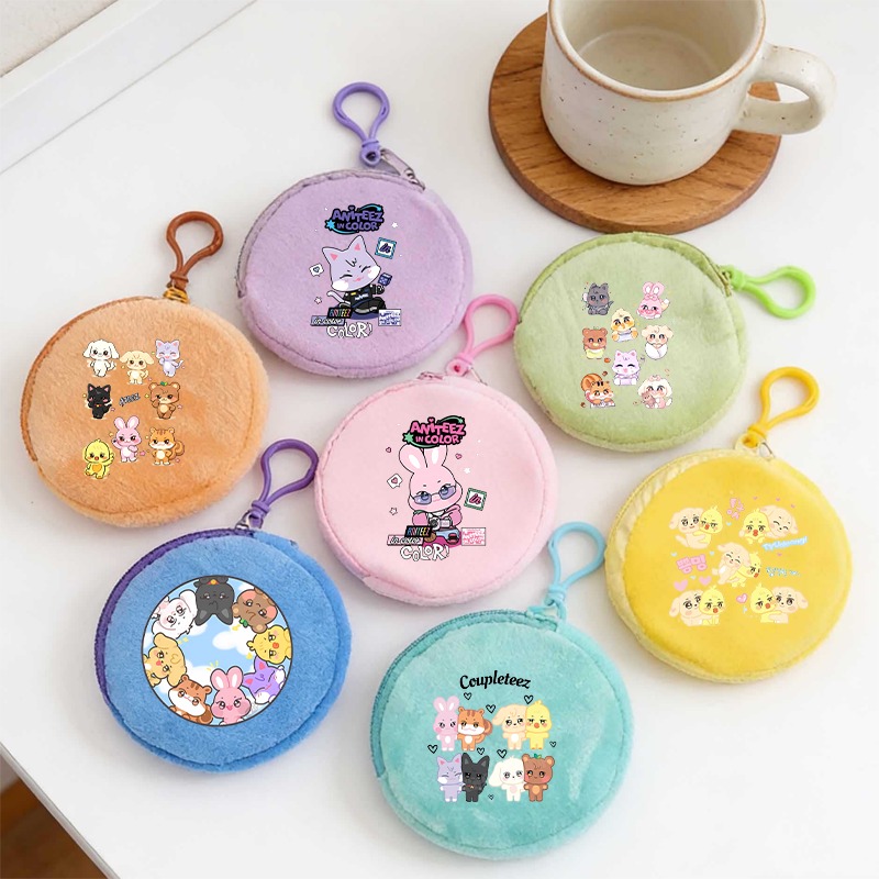 Women Bags For Gift - Portmonetki Kpop ATEEZ Idol z breloczkiem,