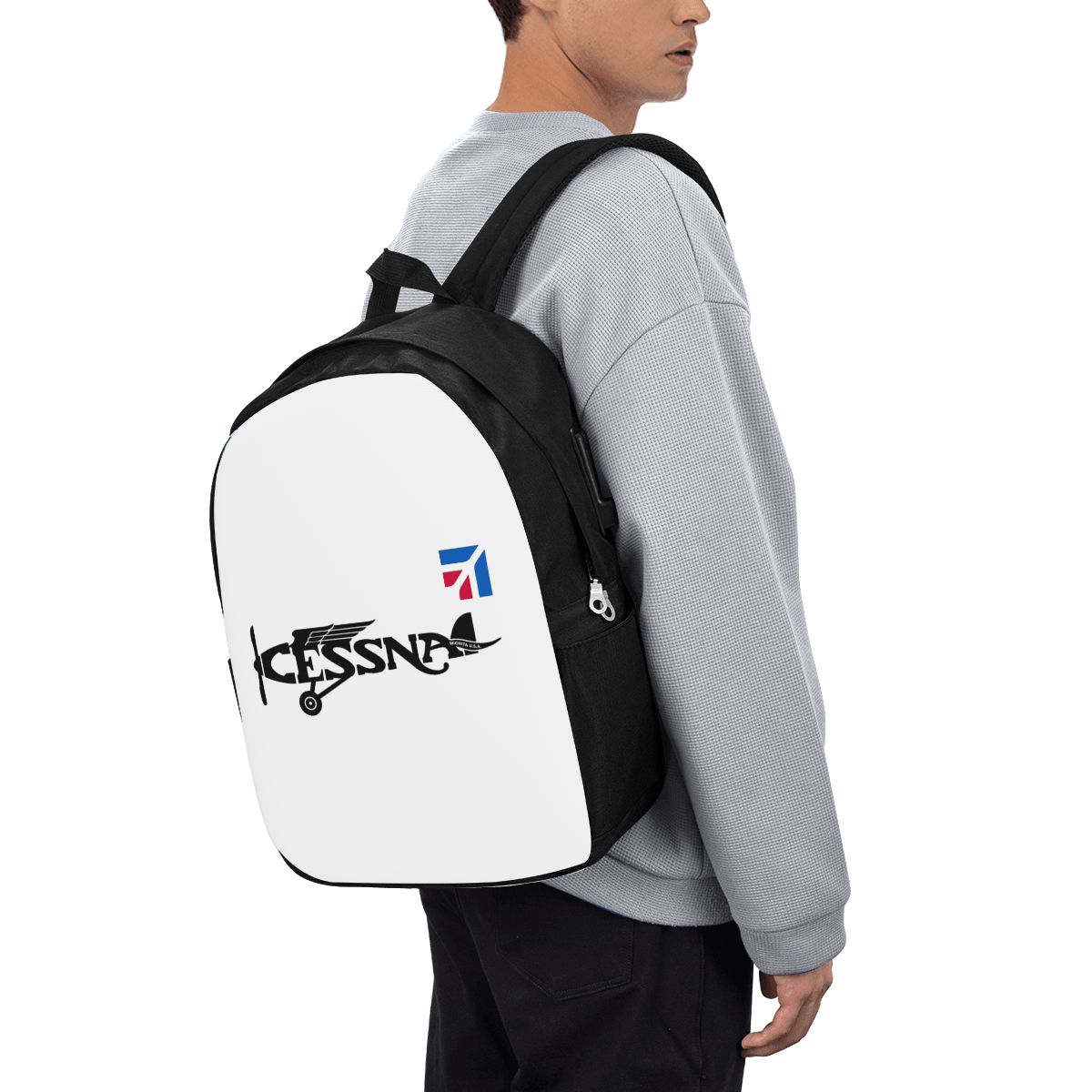 Womens Backpack - Plecak z logo Cessna, torba podróżna
