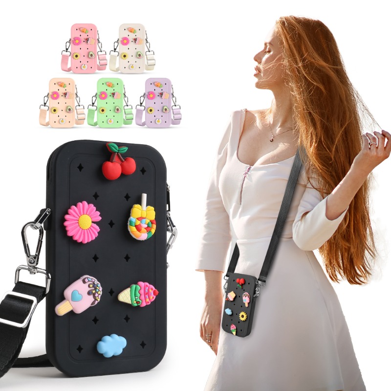 Phone Bag Crossbody - Wielofunkcyjna Przenośna Silikonowa Torba na Ramię