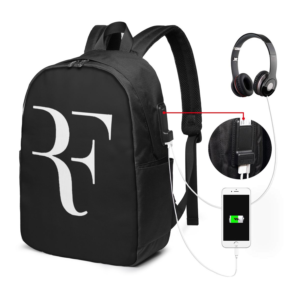 Womens Backpack - Plecak Roger Federer, torba podróżna na