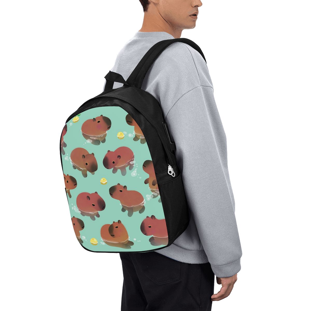 Plecak z motywem kapibary, tor – Womens Backpack recenzja i cena