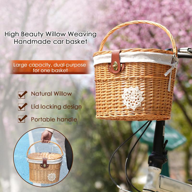 Wiklinowy kosz rowerowy Kosz n – Basket Bag Wicker recenzja i cena
