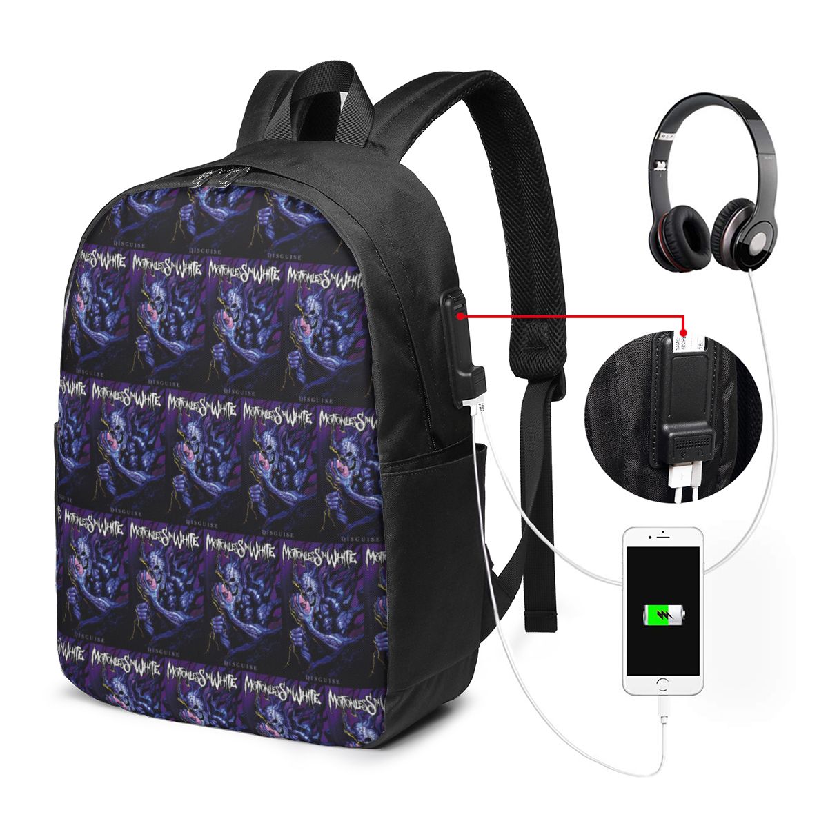 Plecak Motionless In White, to – Womens Backpack recenzja i cena