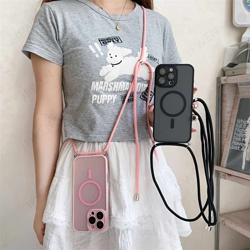 Luksusowe matowe etui na telef – Phone Bag Crossbody recenzja i cena