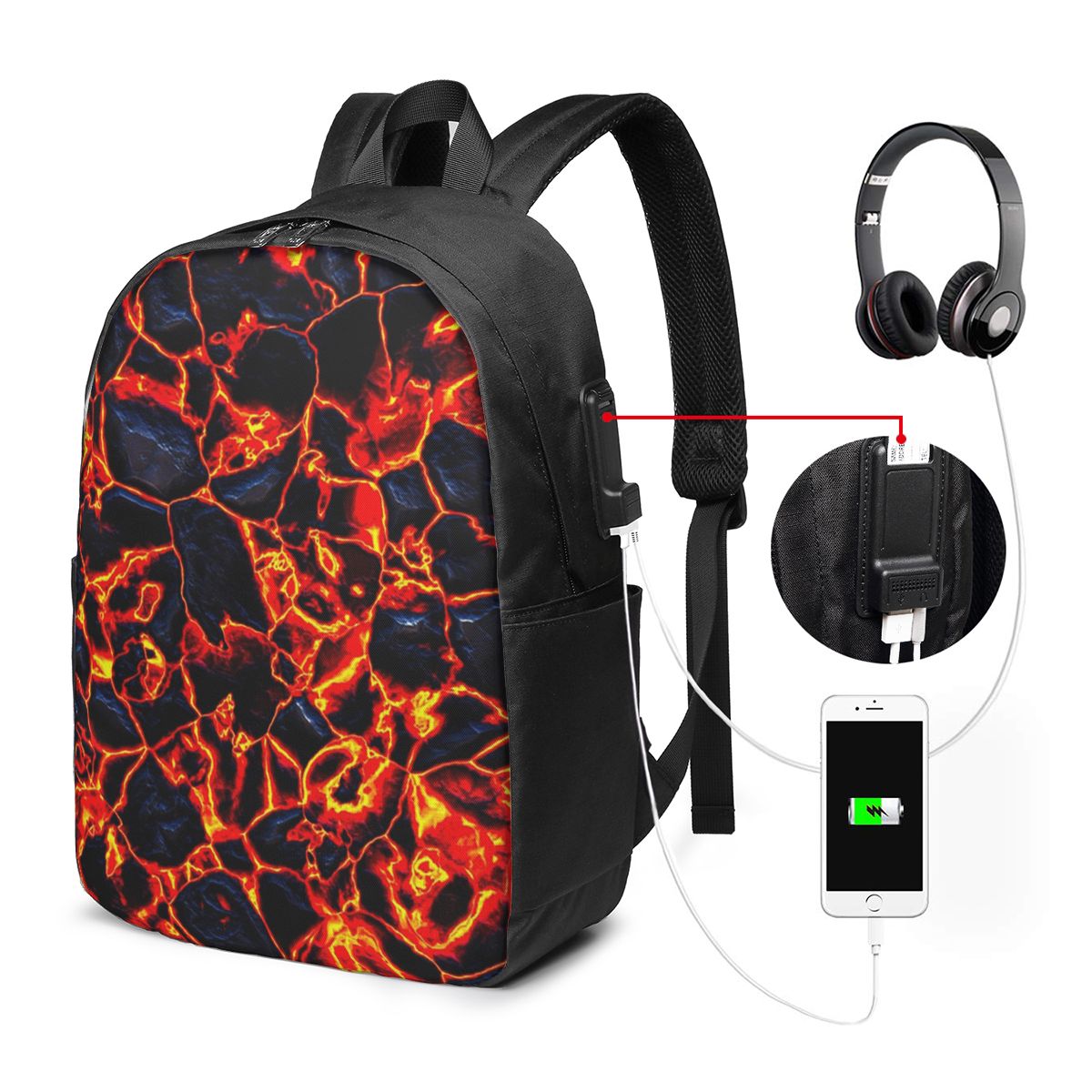 Plecak na laptopa z motywem la – Womens Backpack recenzja i cena