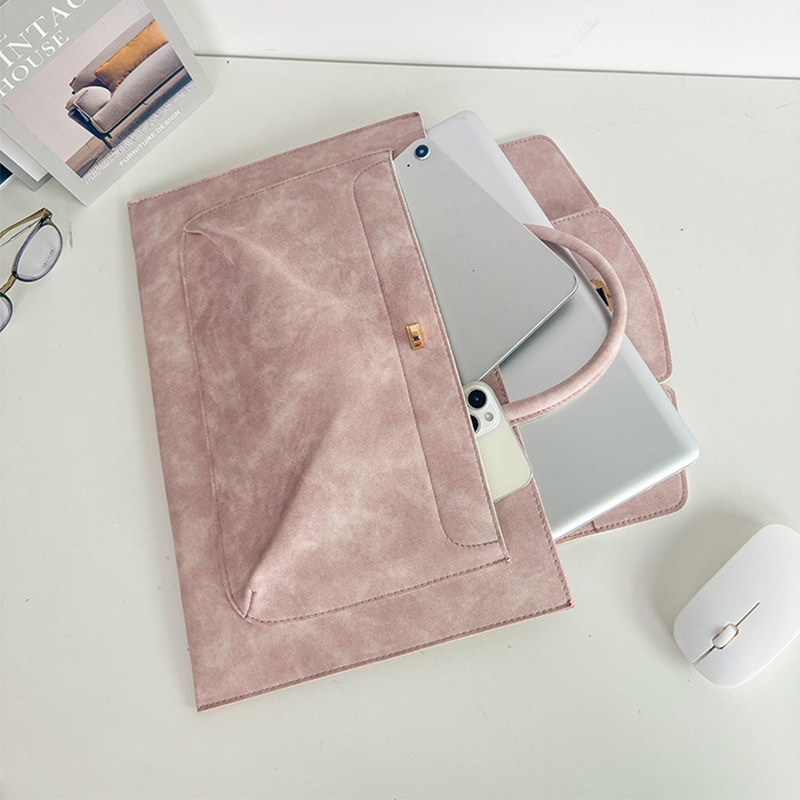 Elegancka różowa torba na lapt – Women Bags For Office Use recenzja i cena