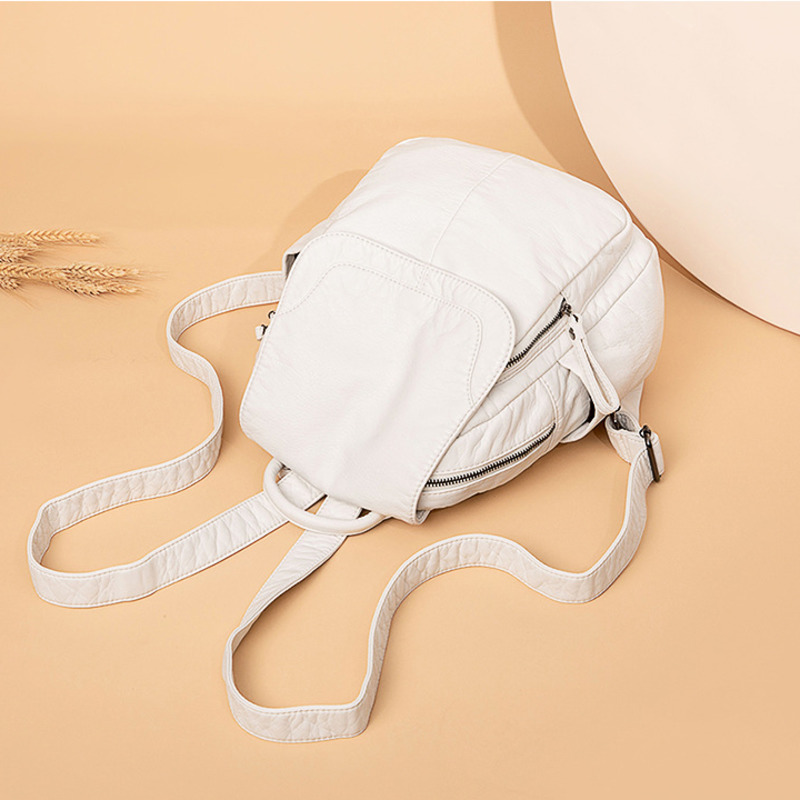 Plecak damski biały sprany ple – Women Bags H&M recenzja i cena