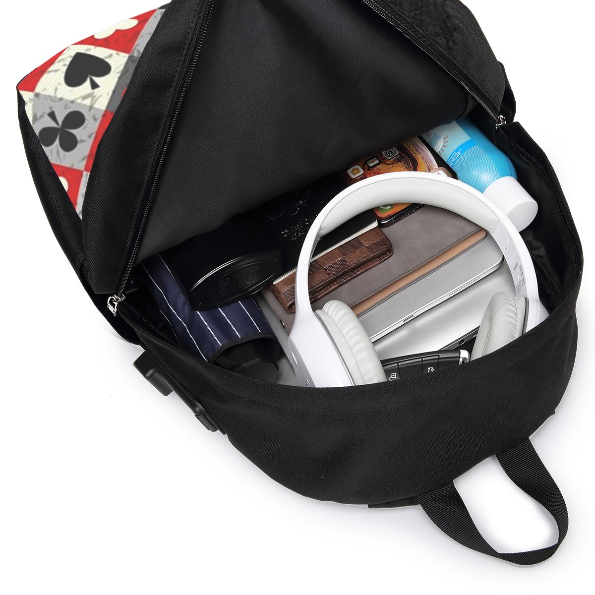 Plecak z nadrukiem kart do pok – Womens Backpack recenzja i cena