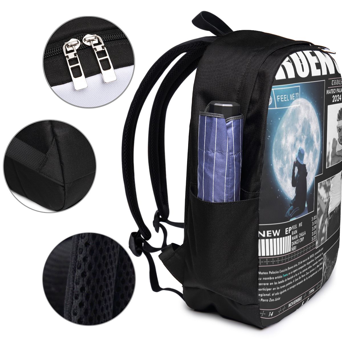Zabawny plecak Trueno Hip Hop  – Womens Backpack recenzja i cena