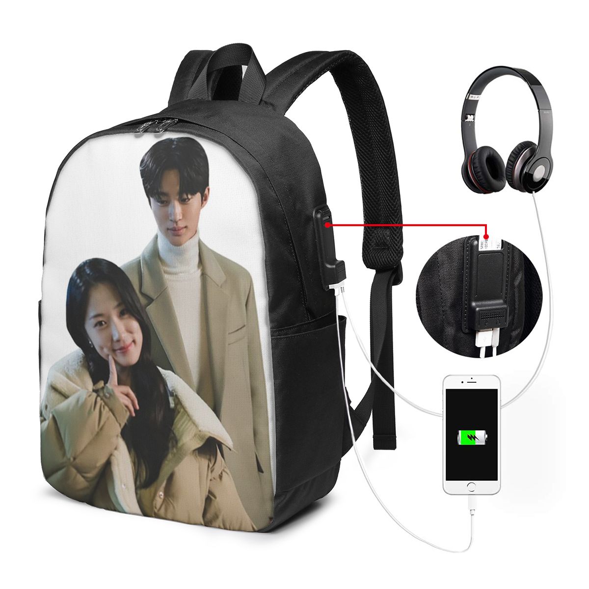 Uroczy plecak dla fanów Kdrama – Womens Backpack recenzja i cena