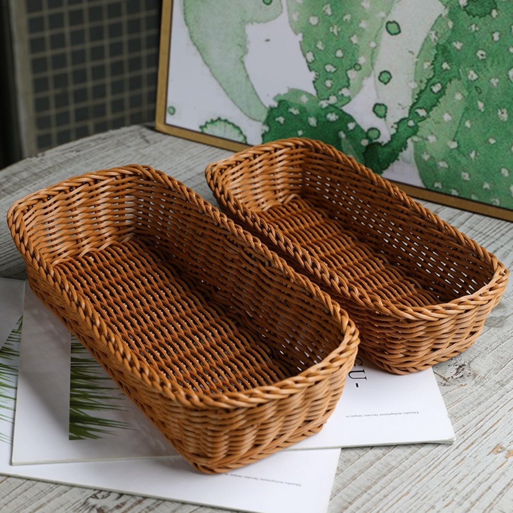 Kosz do przechowywania z imita – Basket Bag Wicker recenzja i cena