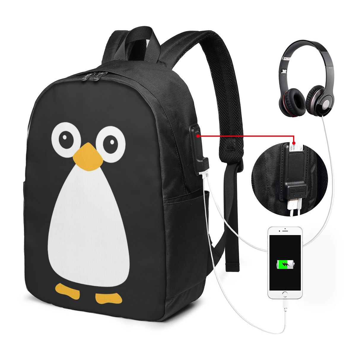 Uroczy wektorowy plecak z ping – Womens Backpack recenzja i cena