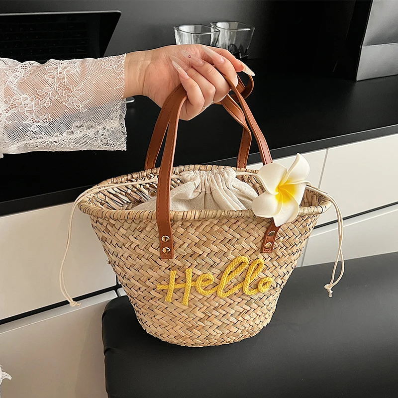 Na co dzień wiklinowe plecione – Basket Bag Wicker recenzja i cena